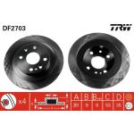 TRW Bremsscheibe Mazda T. Mx-3 DF2703 TRW Bremsscheibe Mazda T. Mx-3 DF2703