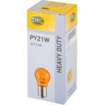 8GA 006 841-241 HELLA Glühlampe PY21W 24 V 21 W Sockel BAU15s Heavy Duty – 8GA 006 841-241