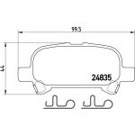 BREMBO Bremsklötze HA P 83 110