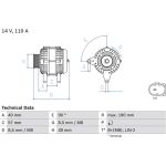 Lichtmaschine 0 986 083 910
