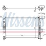 Nissens Wasserkühler PKW 62661A Nissens Wasserkühler PKW 62661A