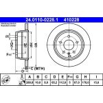 Bremsscheibe Db T. Vito 96-03 24.0110-0228.1 Bremsscheibe Db T. Vito 96-03 24.0110-0228.1