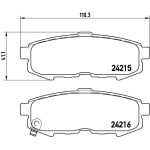 BREMBO Bremsklötze HA P 49 042 BREMBO Bremsklötze HA P 49 042
