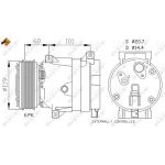 NRF Kompressor 32101 NRF Kompressor 32101