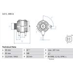 Bosch Lichtmaschine 0 986 046 120 Bosch Lichtmaschine 0 986 046 120