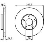 Bremsscheibe 0 986 479 C81 Bremsscheibe 0 986 479 C81