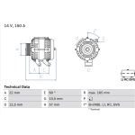 Bosch Lichtmaschine 0 986 082 400 Bosch Lichtmaschine 0 986 082 400