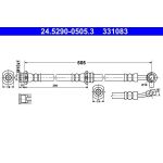 ATE Bremsschlauch 24.5290-0505.3 ATE Bremsschlauch 24.5290-0505.3