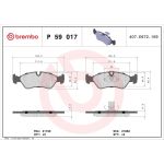 BREMBO Bremsklötze VA P 59 017 BREMBO Bremsklötze VA P 59 017