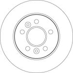 Bremsscheibe Renault T. Espace DF4546 Bremsscheibe Renault T. Espace DF4546