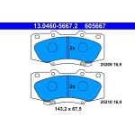 ATE Bremsbelagsatz 13.0460-5667.2 ATE Bremsbelagsatz 13.0460-5667.2