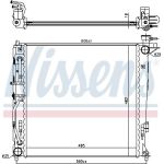 Nissens Wasserkühler PKW 675022 Nissens Wasserkühler PKW 675022