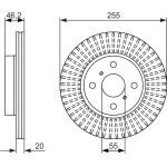 Bremsscheibe VA 0 986 479 616 Bremsscheibe VA 0 986 479 616