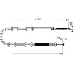 Handbremsseil 1987482594 Handbremsseil 1987482594