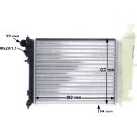 MAHLE Kühler, Motorkühlung CR 469 000S MAHLE Kühler, Motorkühlung CR 469 000S