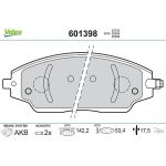 Valeo Bremsbelagsatz 601398 Valeo Bremsbelagsatz 601398