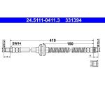 ATE Bremsschlauch 24.5111-0411.3 ATE Bremsschlauch 24.5111-0411.3