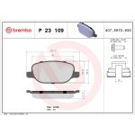 BREMBO Bremsklötze HA P 23 109 BREMBO Bremsklötze HA P 23 109