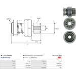 FREILAUFGETRIEBE, STARTER SD5039P FREILAUFGETRIEBE, STARTER SD5039P