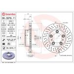 Brembo Bremsscheibe Vorderachse links 09.C879.11