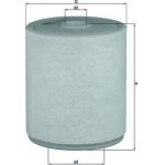 MAHLE Luftfilter LX 2049/4 MAHLE Luftfilter LX 2049/4
