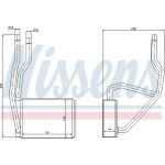 Nissens Heizungskühler PKW 71765 Nissens Heizungskühler PKW 71765