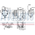 Nissens Klimakompressor PKW 89691