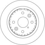 TRW Bremsscheibe DF4173 TRW Bremsscheibe DF4173