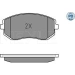 MEYLE Bremsbelagsatz Subaru Legacy/Forester 03-/Impreza 025 238 6517/PD