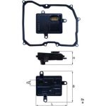 MAHLE Hydraulikfilter, Automatikgetriebe HX 275D MAHLE Hydraulikfilter, Automatikgetriebe HX 275D