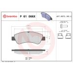 BREMBO Bremsklötze Xtra VA P 61 066X BREMBO Bremsklötze Xtra VA P 61 066X