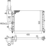 Magneti Marelli Motorkühler 350213113003 Magneti Marelli Motorkühler 350213113003