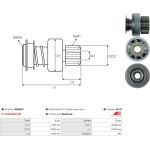 FREILAUFGETRIEBE, STARTER SD6057S