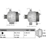 Denso Lichtmaschine DAN932 Denso Lichtmaschine DAN932
