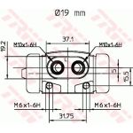 TRW Radbremszylinder BWD188