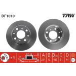 TRW Bremsscheibe DF1810 TRW Bremsscheibe DF1810