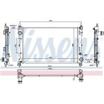 Nissens Wasserkühler PKW 617854 Nissens Wasserkühler PKW 617854