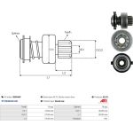 FREILAUFGETRIEBE, STARTER SD0044P FREILAUFGETRIEBE, STARTER SD0044P