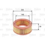 Valeo Luftfilter 585642 Valeo Luftfilter 585642