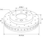 VALEO Bremsscheibe 672571