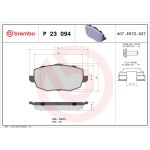 BREMBO Bremsklötze VA P 23 094