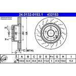 Bremsscheibe Db P. W211/R230 02-12 24.0132-0153.1 Bremsscheibe Db P. W211/R230 02-12 24.0132-0153.1