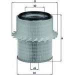 MAHLE Luftfilter LX 673 MAHLE Luftfilter LX 673