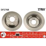 TRW Bremsscheibe BMW E39 95 DF2768 TRW Bremsscheibe BMW E39 95 DF2768