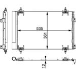 Kondensator, Klimaanlage AC 667 000P Kondensator, Klimaanlage AC 667 000P