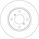 Bremsscheibe Opel P. Agila 1.0-1.3 Cdti 00-07 DF4131 Bremsscheibe Opel P. Agila 1.0-1.3 Cdti 00-07 DF4131
