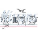 Nissens Klimakompressor PKW 89239
