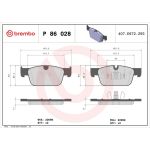 BREMBO Bremsklötze VA P 86 028 BREMBO Bremsklötze VA P 86 028