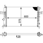 Kühler, Motorkühlung CR 227 000S Kühler, Motorkühlung CR 227 000S