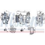 Nissens Klimakompressor PKW 890790 Nissens Klimakompressor PKW 890790